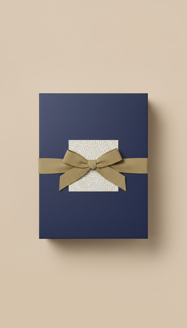 Coffret d’accueil élégant minimaliste