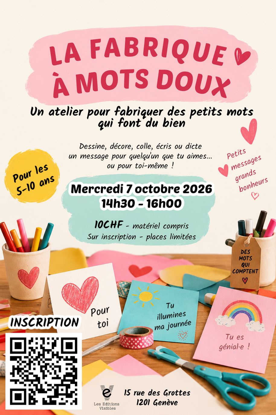 La fabrique à mots doux – Atelier créatif 5-10 ans
