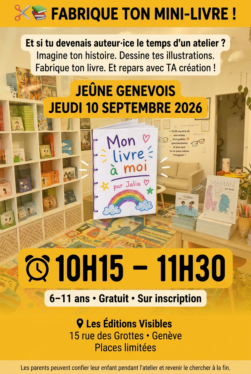 Atelier création mini-livre - Jeudi 10 septembre - 10h15