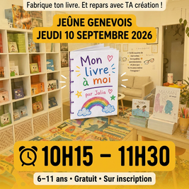 Atelier création mini-livre - Jeudi 10 septembre - 10h15