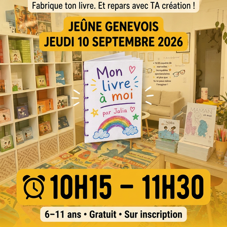 Atelier création mini-livre - Jeudi 10 septembre - 10h15