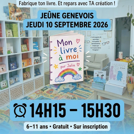Atelier création mini-livre - Jeudi 10 septembre - 14h15