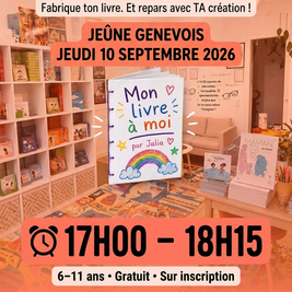 Atelier création mini-livre - Jeudi 10 septembre - 17h00