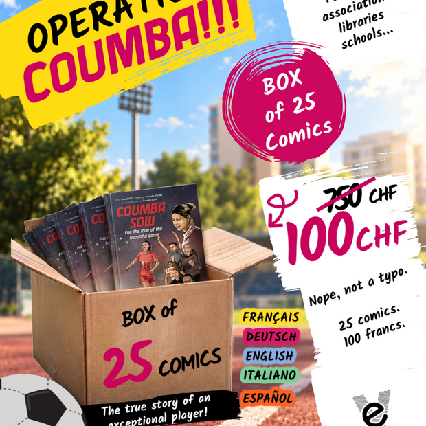 Operation Coumba : Box of 25 Comics (English) | Les Éditions Visibles