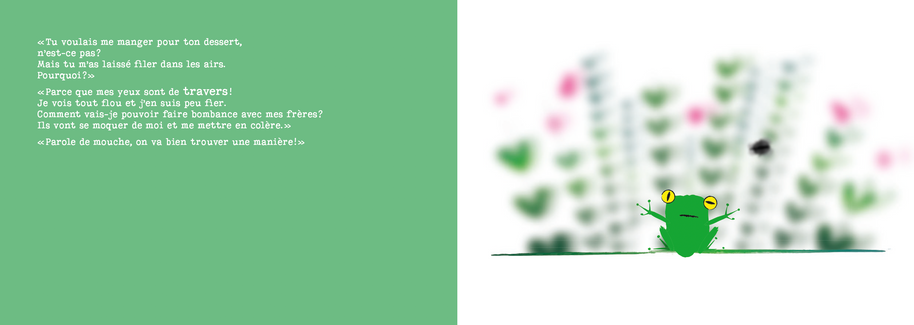 Une grenouille à hublots (la myopie)