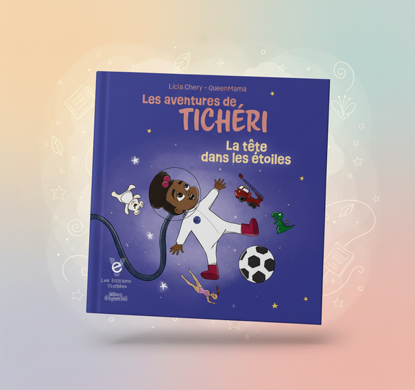 Couverture du livre La tête dans les étoiles, un album jeunesse sur les stéréotypes de genre, le sexisme et l'égalité entre les filles et les garçons.