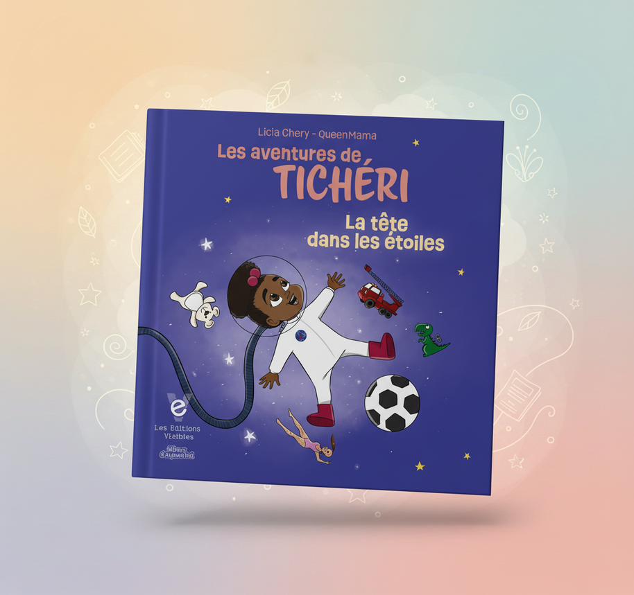 Couverture du livre La tête dans les étoiles, un album jeunesse sur les stéréotypes de genre, le sexisme et l'égalité entre les filles et les garçons.