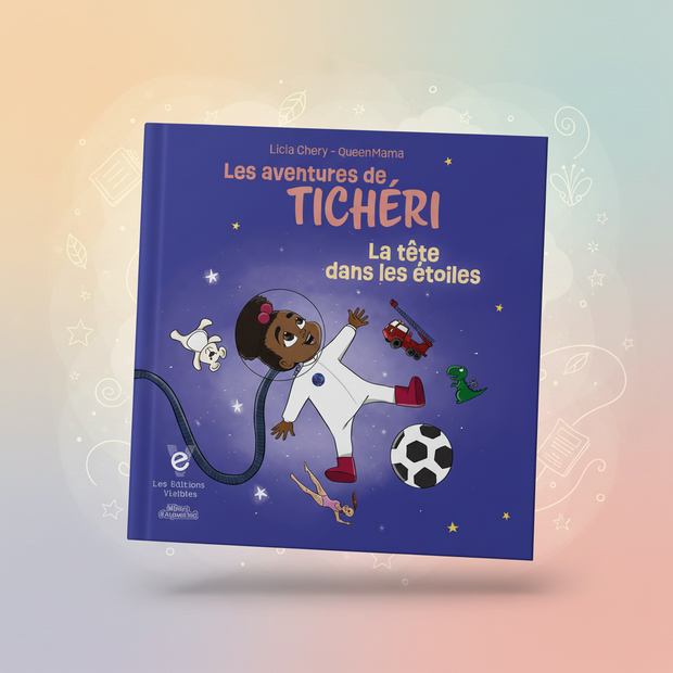 Couverture du livre La tête dans les étoiles, un album jeunesse sur les stéréotypes de genre, le sexisme et l'égalité entre les filles et les garçons.