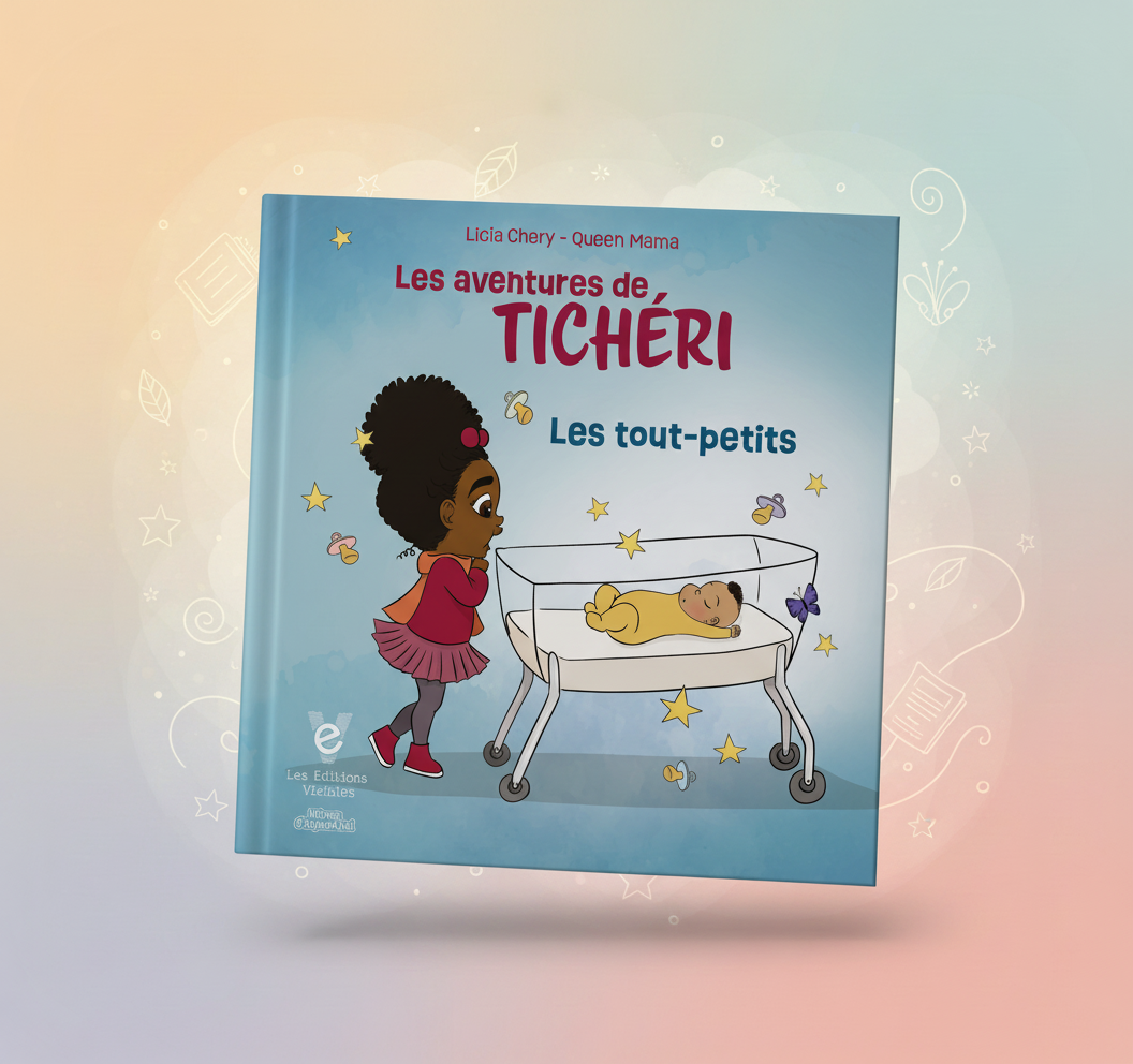 Couverture du livre Les Tout-Petits des aventures de Tichéri, un album jeunesse sur la diversité, le métissage, l'identité et le respect des différences.