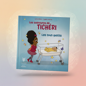 Couverture du livre Les Tout-Petits des aventures de Tichéri, un album jeunesse sur la diversité, le métissage, l'identité et le respect des différences.