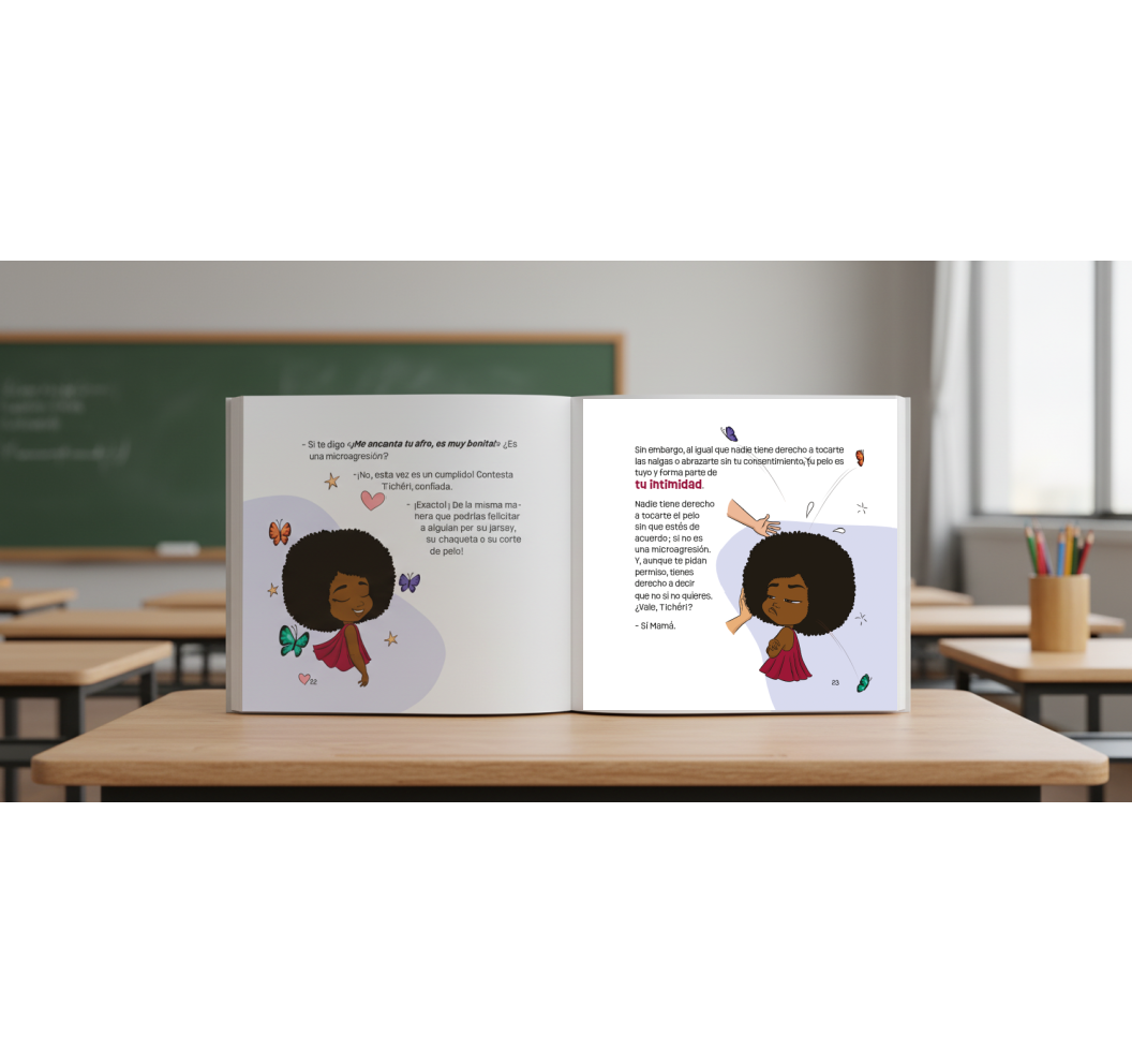 El pelo afro - Las aventuras de Tichéri