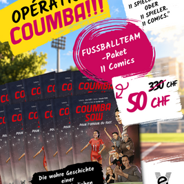 Operation Coumba : Fussballteam-Paket – 11 Comics ⚽ | Les Éditions Visibles