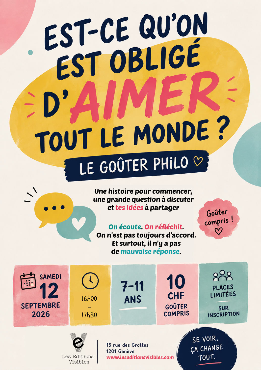 Goûter philo 1 – 12 septembre – 16h00
