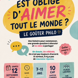 Goûter philo 1 – 12 septembre – 16h00