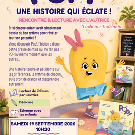 POP! – Lecture & rencontre avec Ludivine Tourlonias 🍿📖