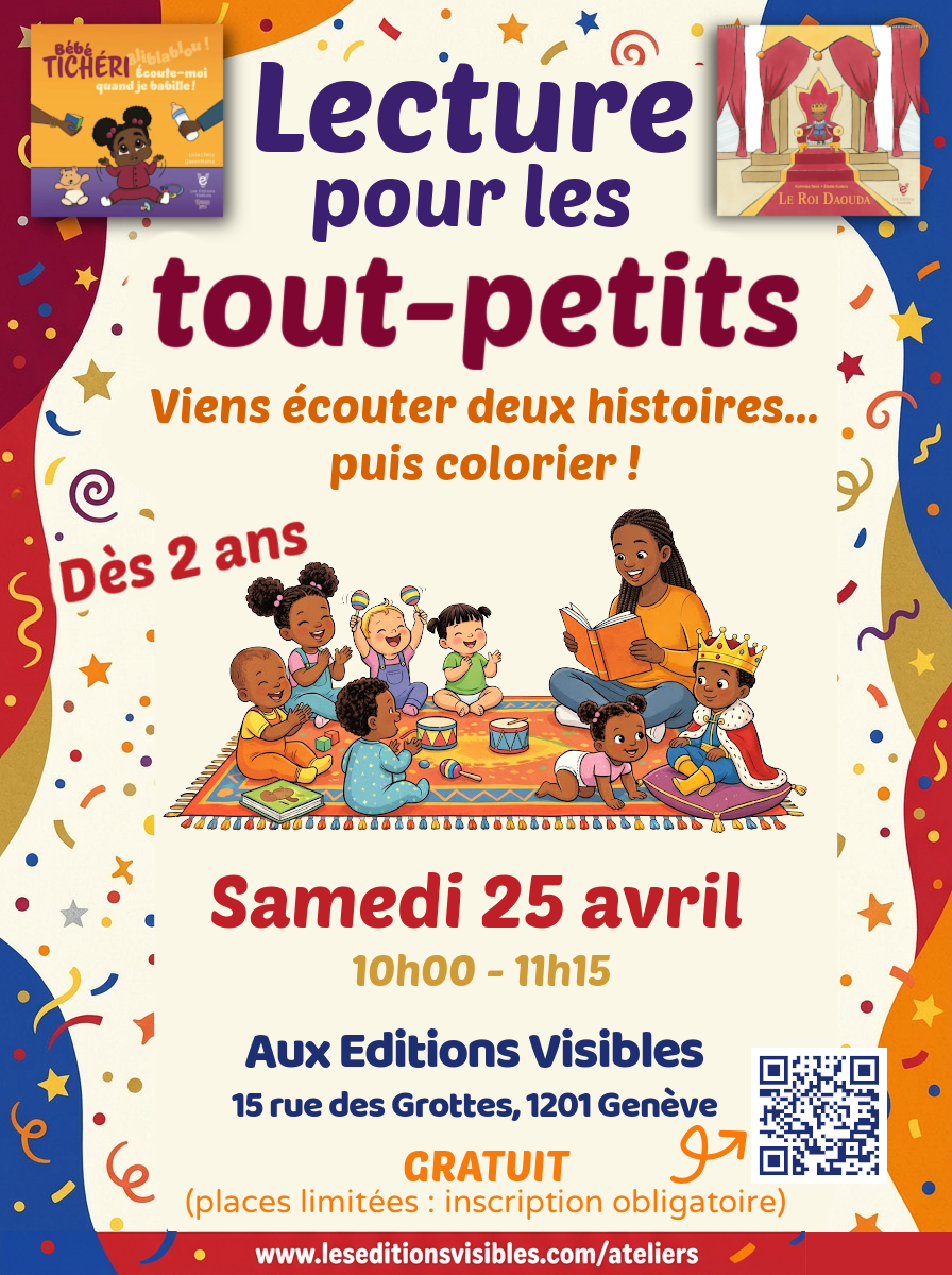 Atelier lecture 25 avril- Dès 2 ans 10h