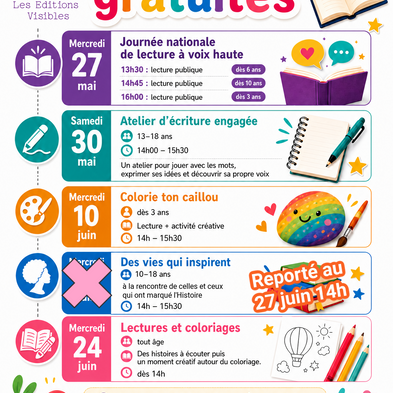 Nos activités gratuites