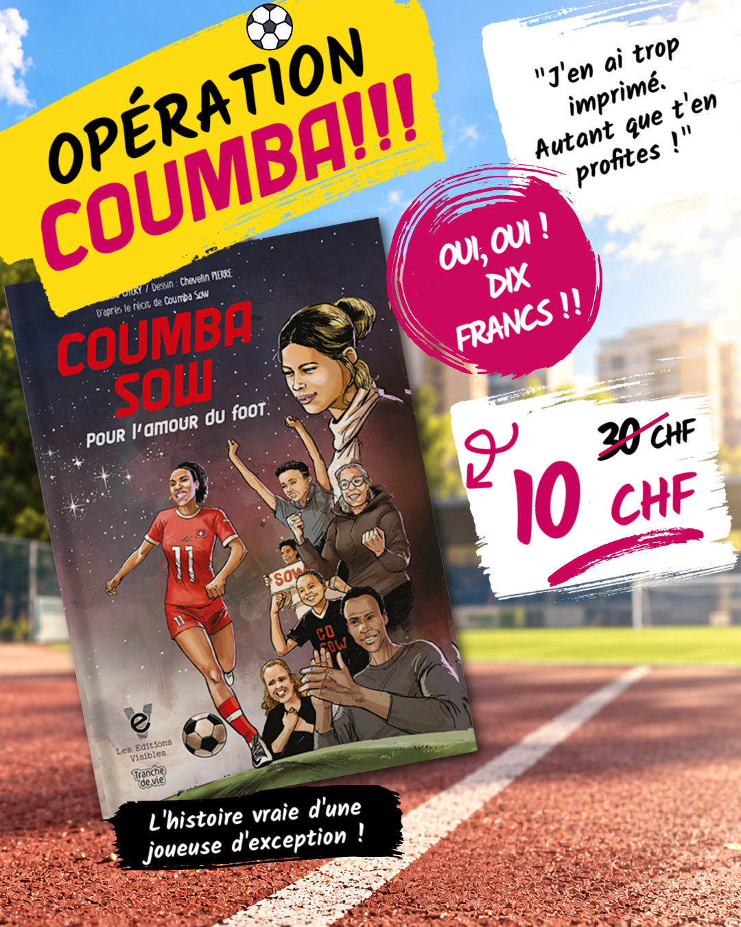 Opération Coumba : 1 BD à 10CHF | Les Éditions Visibles