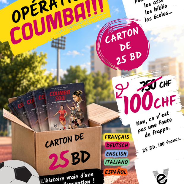 Opération Coumba : Carton de 25 BD (Français) | Les Éditions Visibles