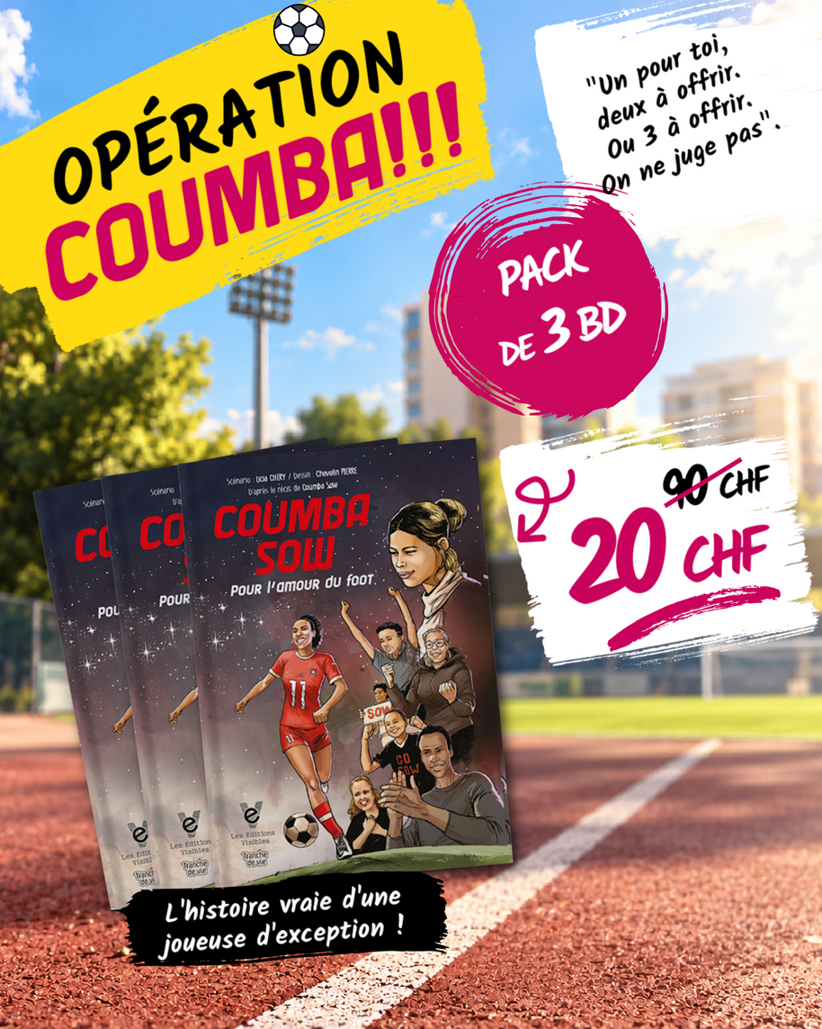 Opération Coumba : Pack de 3 BD | Les Éditions Visibles