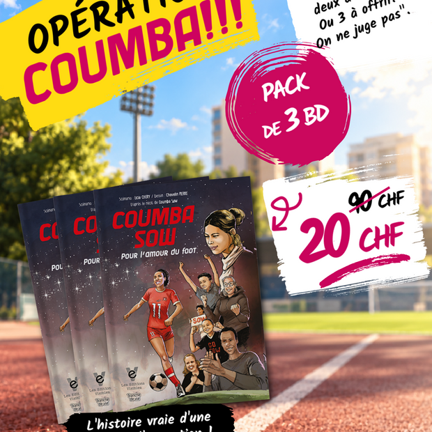 Opération Coumba : Pack de 3 BD | Les Éditions Visibles