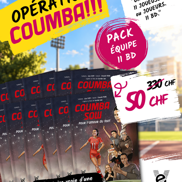 Opération Coumba : Pack équipe de 11 BD| Les Éditions Visibles