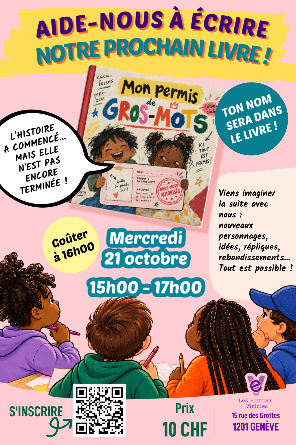 ✍🏾 Aide-nous à écrire notre prochain livre !