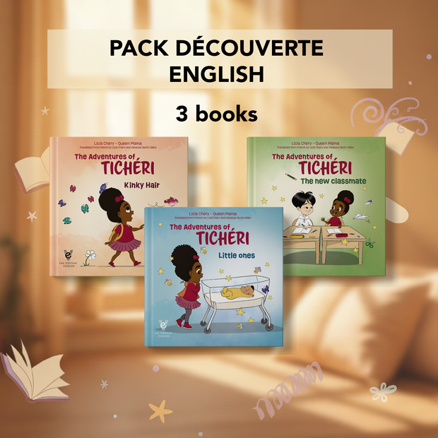 TrioPack in English - The adventures of Tichéri