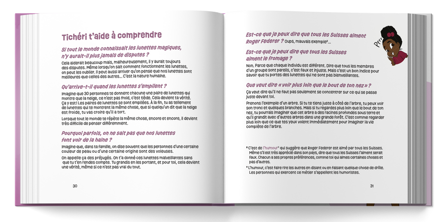 Les lunettes magiques (parlons divergences d'opinions) - Les aventures de Tichéri