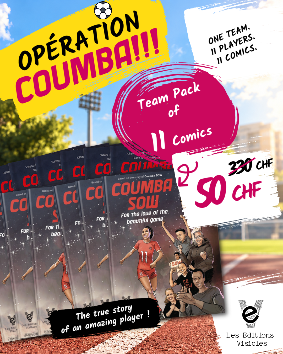 Operation Coumba : Team Pack of 11 Comics | Les Éditions Visibles
