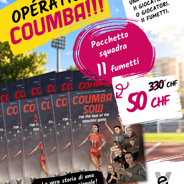 Operazione Coumba : Pacchetto squadra 11 fumetti | Les Éditions Visibles