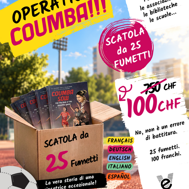 Operazione Coumba : Scatola da 25 fumetti (Italiano) | Les Éditions Visibles